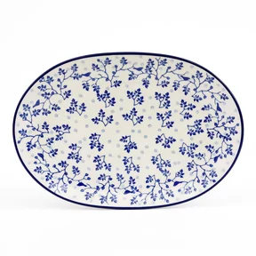 Półmisek G68, 31,5/22 cm <br> 3206X Błękitny Ogród